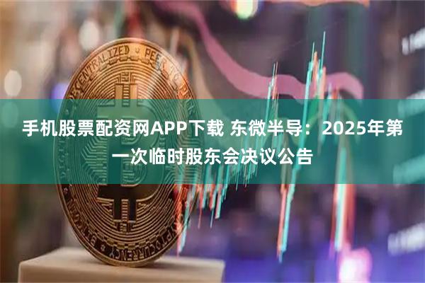手机股票配资网APP下载 东微半导：2025年第一次临时股东会决议公告